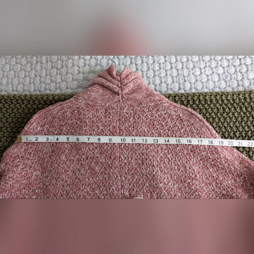Angel Of The North Marled Pink Open Cardigan - Picture 11 of 14
